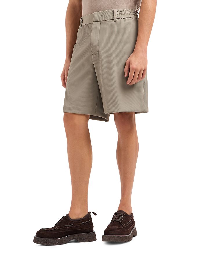 

Бермуды Regular Fit с эластичной тканью Emporio Armani, коричневый/бежевый