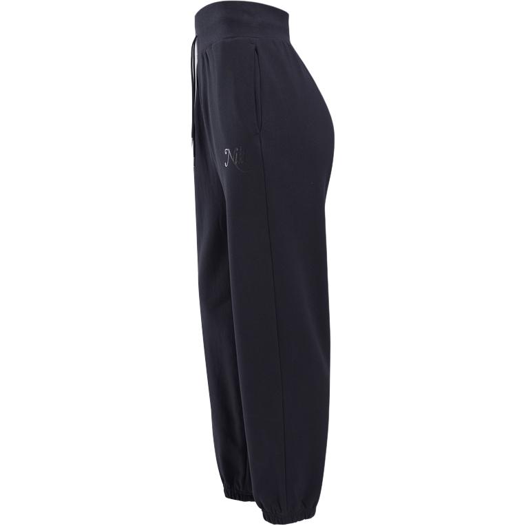 Спортивные штаны Nike Phoenix Fleece OVERSIZE вязаные женские черные — фото 4
