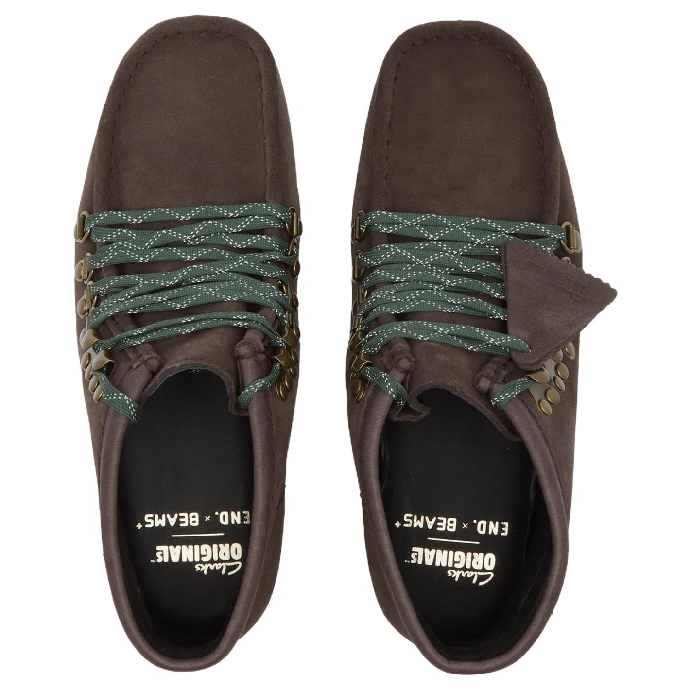Ботинки замшевые Clarks Dark Brown — фото 4