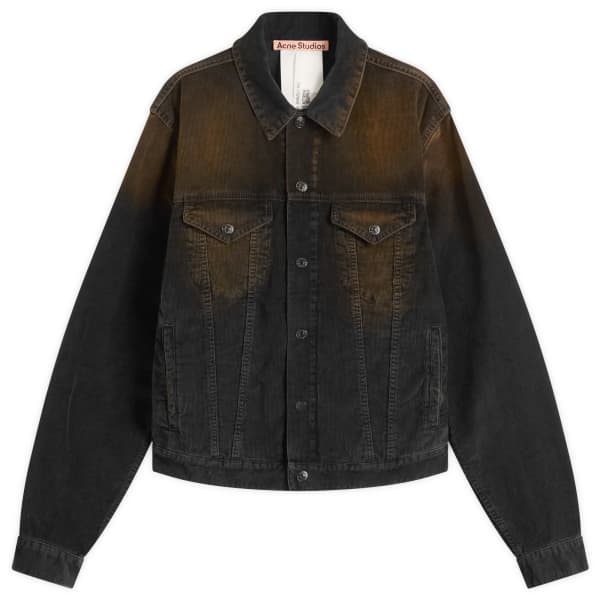 

Верхняя рубашка из ржаного вельвета Acne Studios, черный