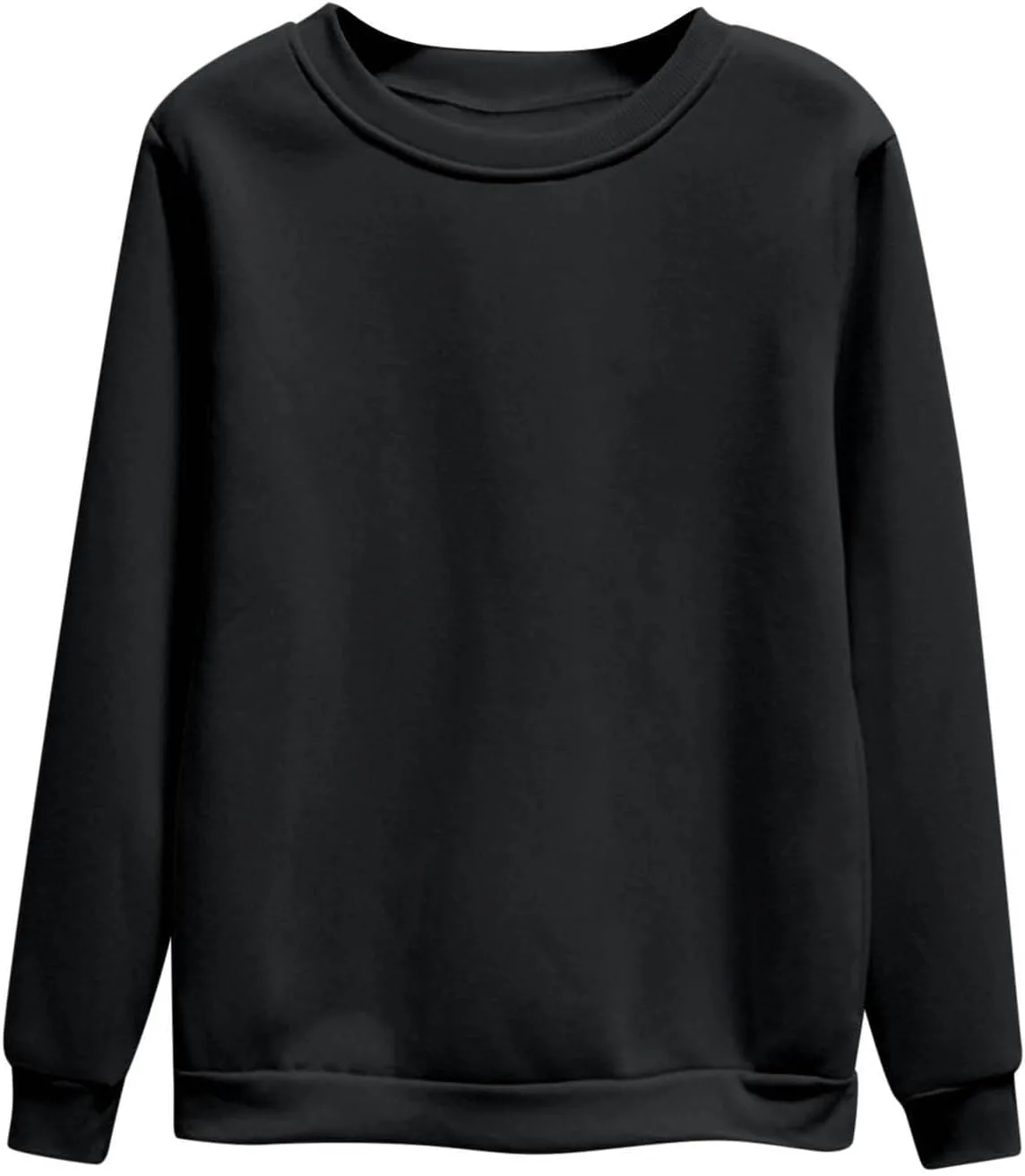 

Женский свитшот с длинным рукавом и круглым вырезом, оверсайз