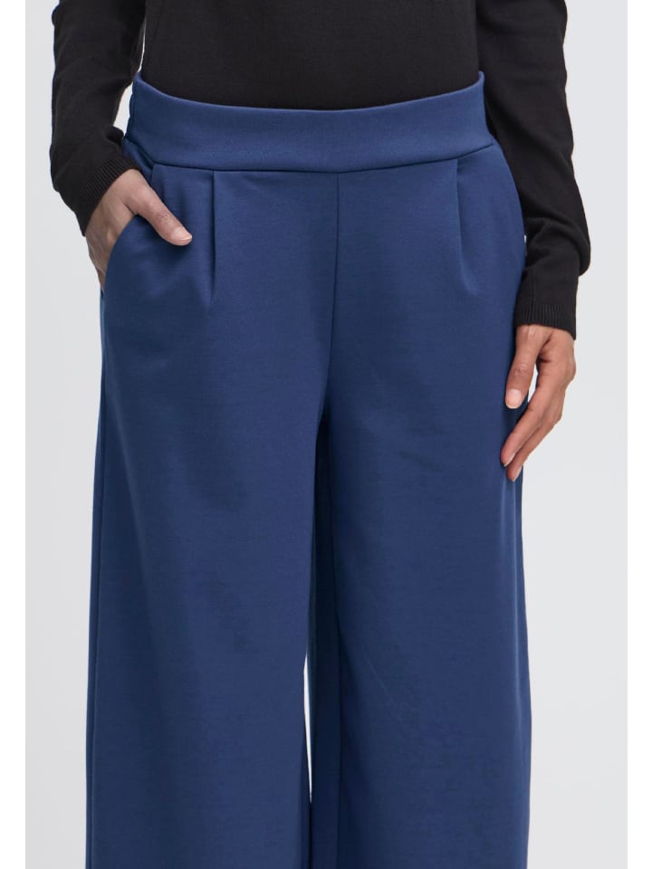 

ICHI Повседневные брюки IHKATE прямого кроя, цвет Patriot Blue