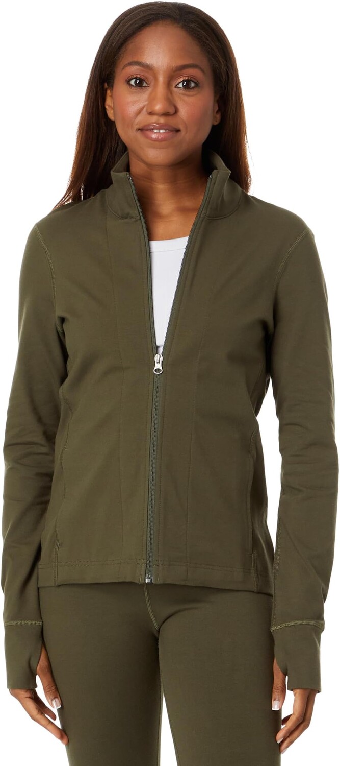 

Толстовка PACT Purefit Slim Zip-Up, цвет Grape Leaf
