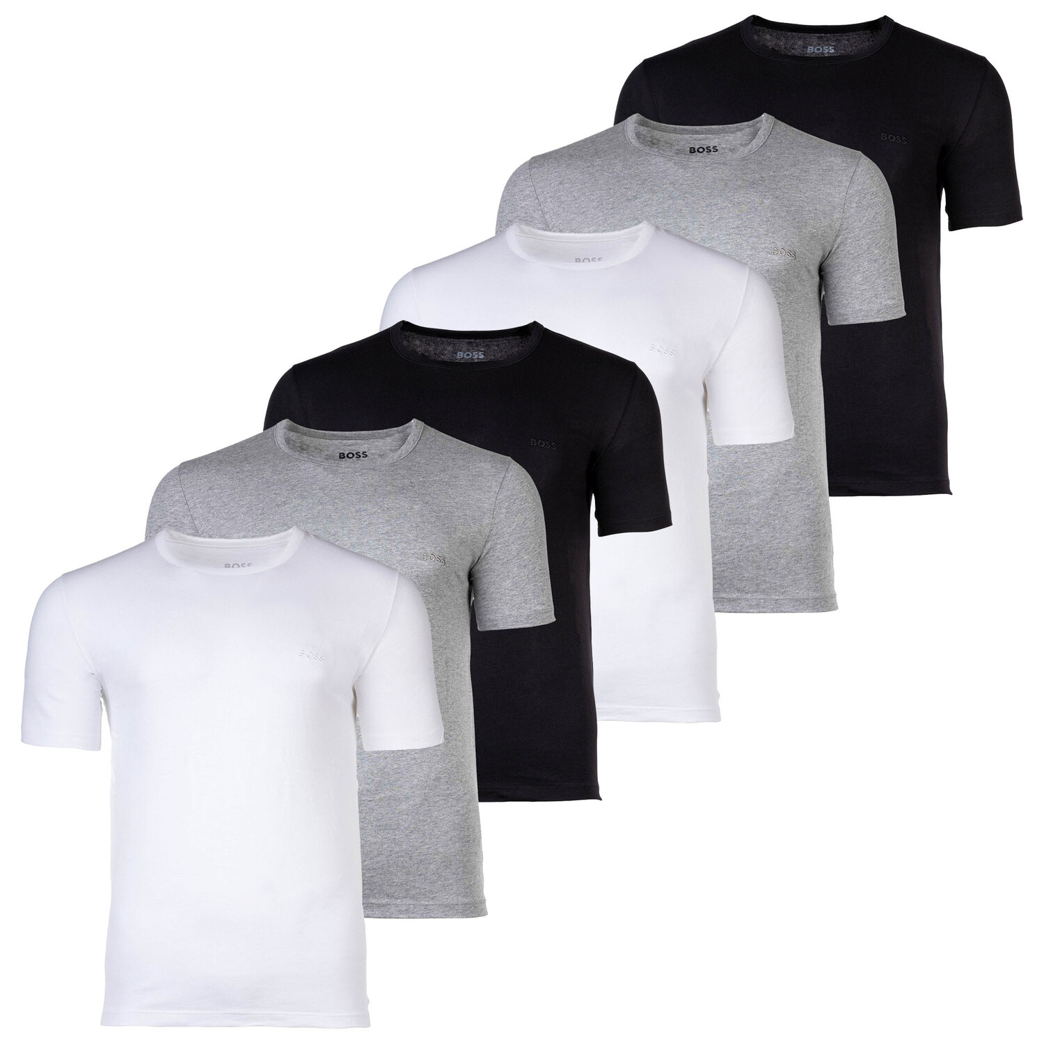 

Футболка BOSS 6er Pack, черный