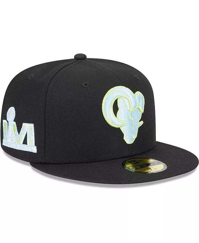 

Мужская черная бейсболка Los Angeles Rams Multi 59FIFTY Fitted Hat New Era