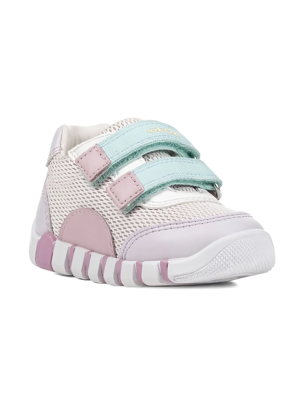 

Кроссовки с двумя ремешками Geox Kids, розовый