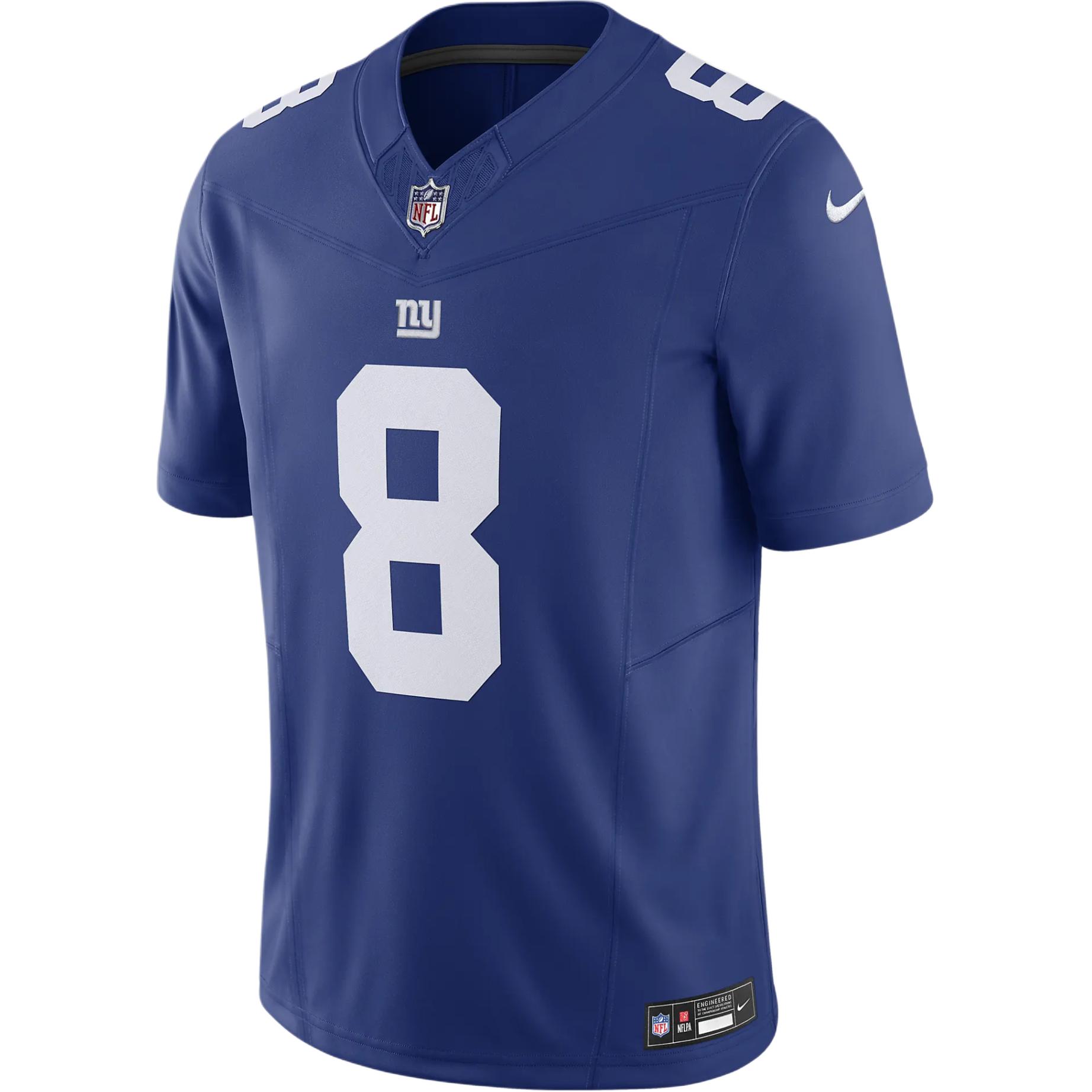 Джерси Daniel Jones New York Giants мужское Dri FIT NFL Limited Nike, синий — фото 2