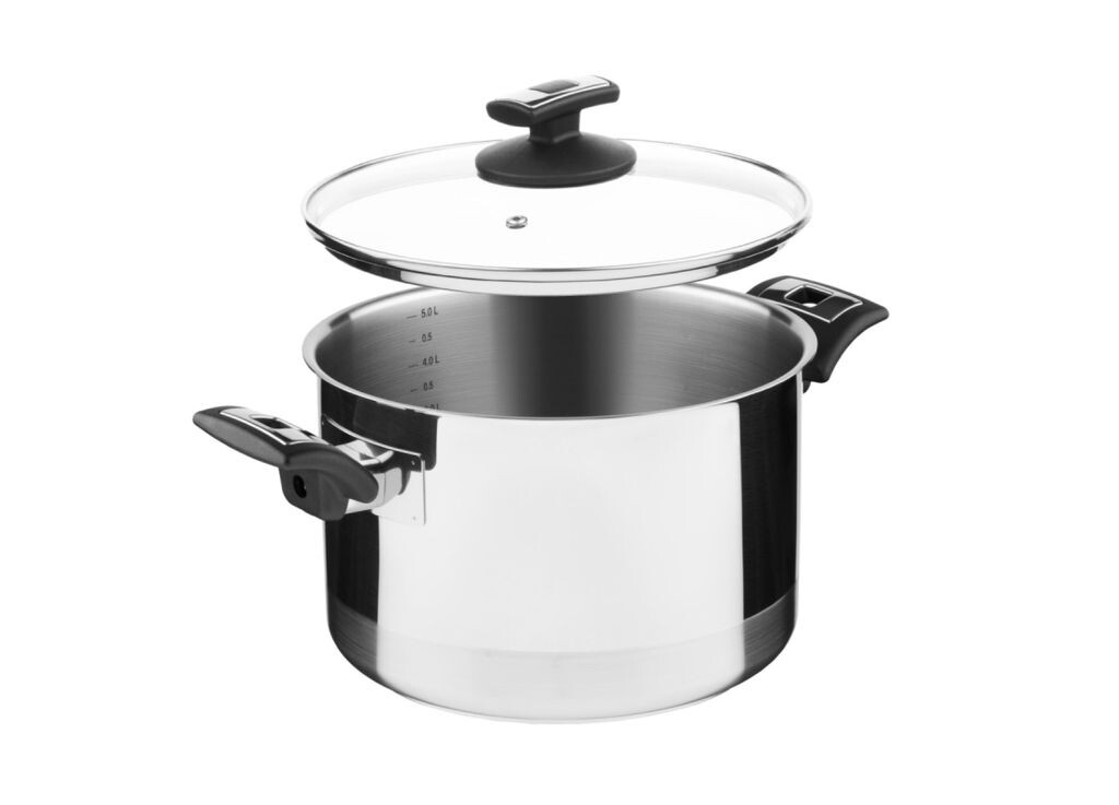 

Кастрюля Comfort с крышкой, диаметр 22 см, объем 5,5 л KOLIMAX