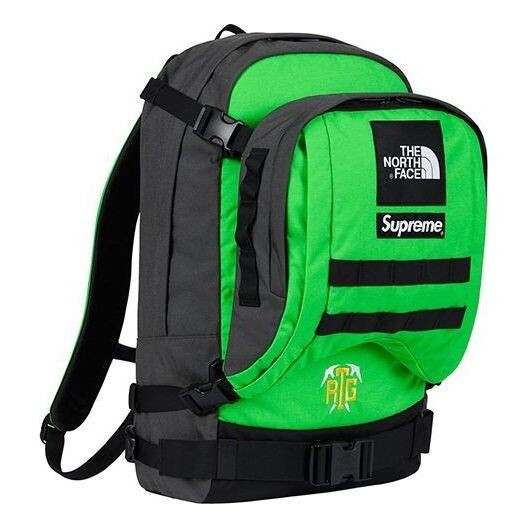 

Сумка x the north face rtg backpack 'green black' Supreme, зеленый