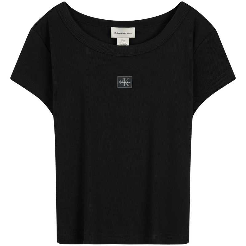 Футболка женская с круглым вырезом Moderate Calvin Klein, c32-sky синий — фото 4