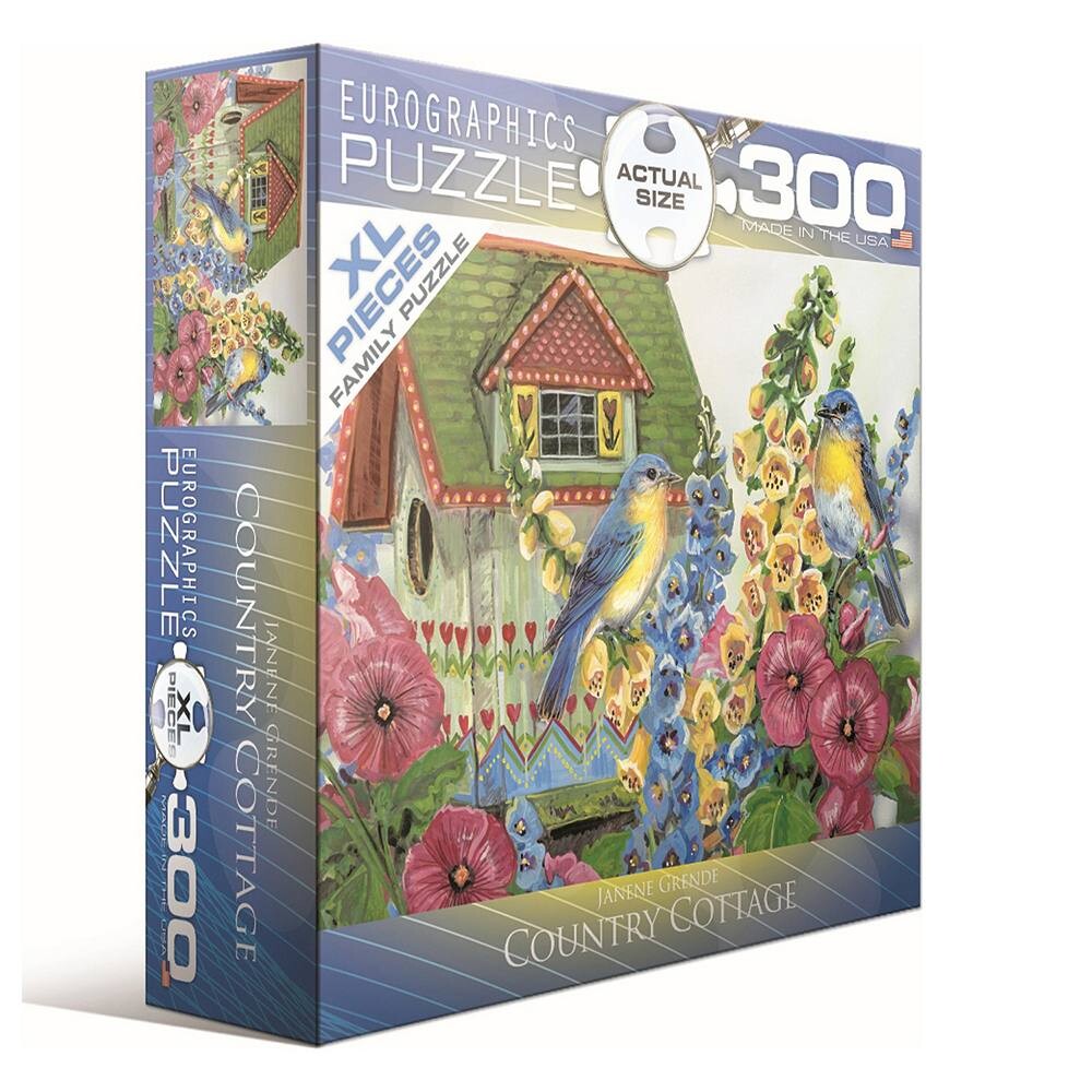 

Пазл Eurographics 300 шт.: Джанин Гренди, деревенский коттедж, пазл, мультиколор