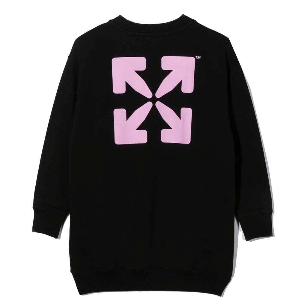 

Черное платье с принтом OFF Off-White, черный