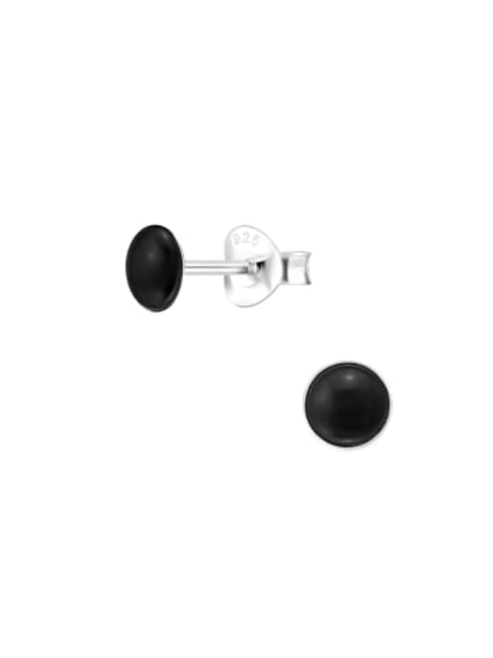 

Alexander York Серьги-гвоздики из черного жемчуга в форме ракушки, 6 мм, из серебра 925 пробы, комплект из 2 штук