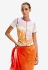 

Футболка с принтом Desigual, красный