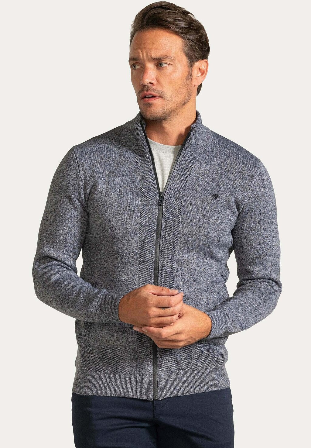 

Кардиган MODERN FIT MOLINE TYPE Jacey Quinn, цвет grey navy