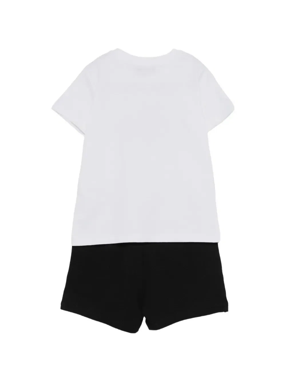 Комплект из футболки и шорт с логотипом Msgm Kids, белый — фото 2