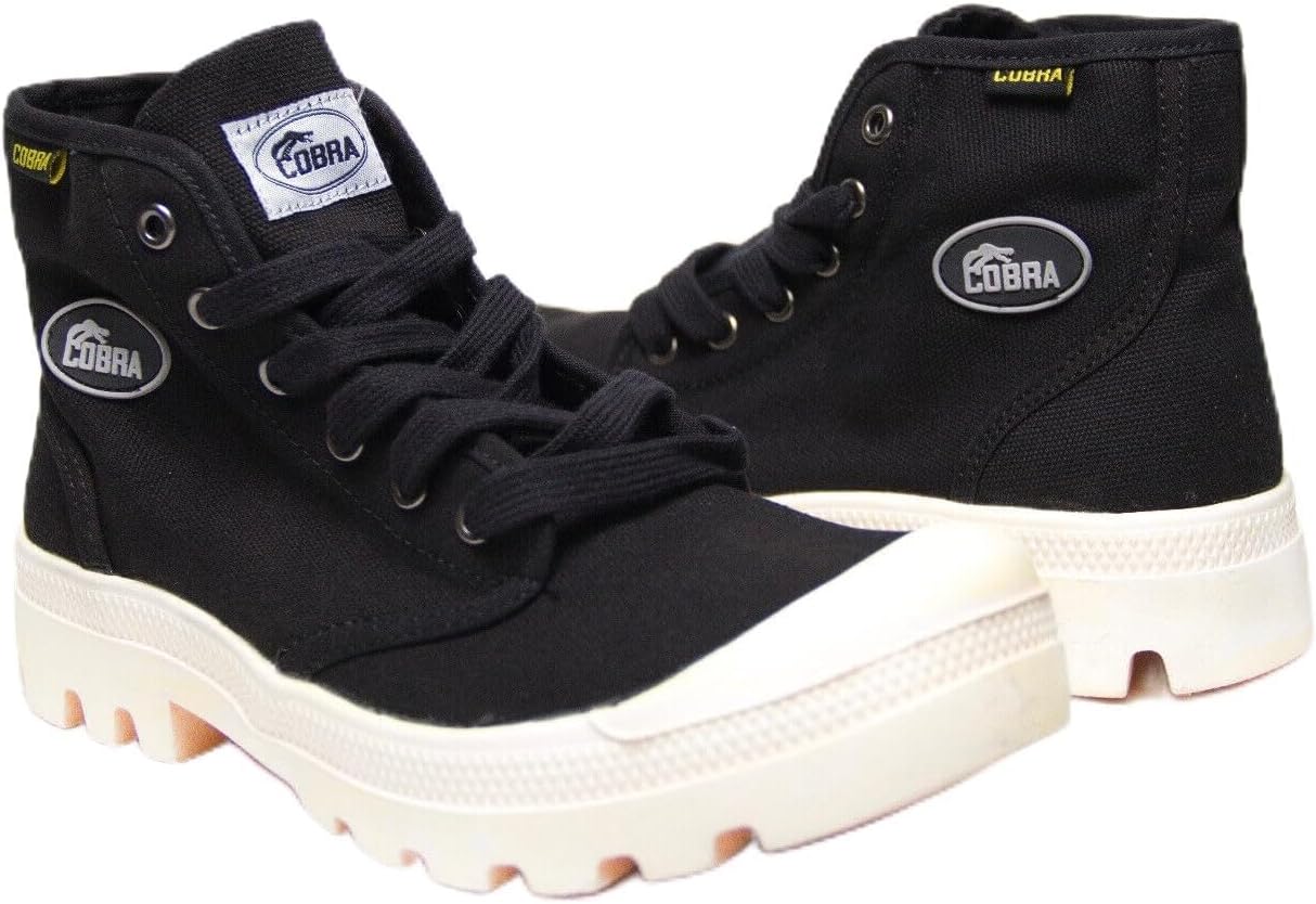 

Мужские повседневные ботинки Cobra Lofa Hi Canvas Шнуровка Cobra Plus, белый/черный