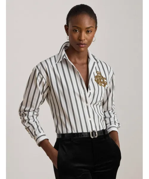 

Рубашка Relaxed fit Lauren Ralph Lauren, белый
