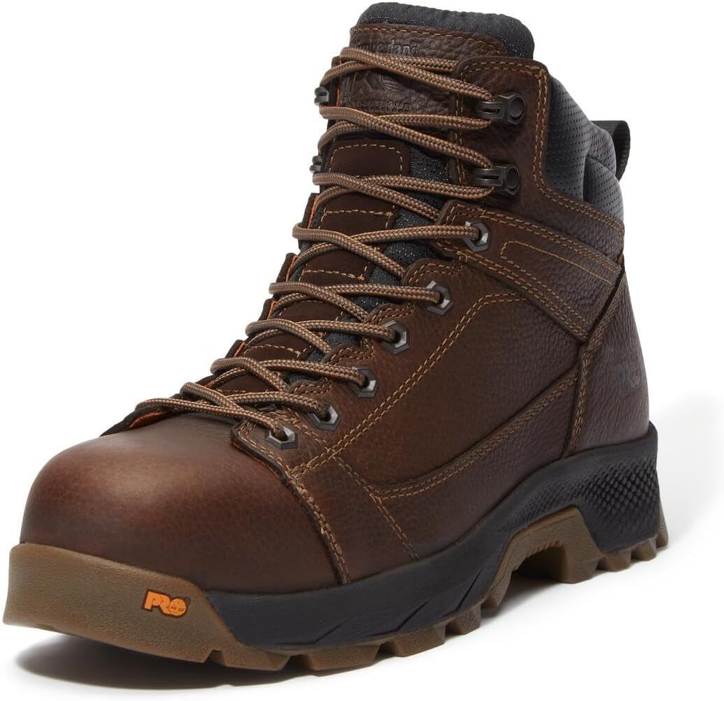 

Timberland PRO мужские ботинки Titan Ev 6 дюймов с композитным защитным носком, Dark Brown