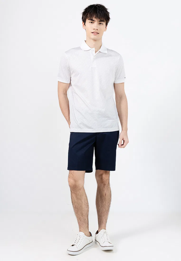 Поло Monogram Regular, Th Mainline Tommy Hilfiger, белый — фото 4