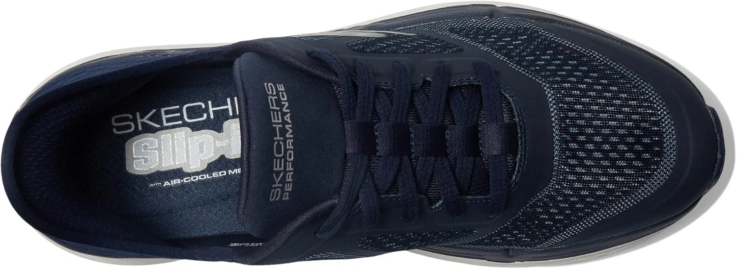 Мужские кроссовки Skechers Max Cushioning Premier Ascendant Hands Free без шнурков, Navy — фото 4