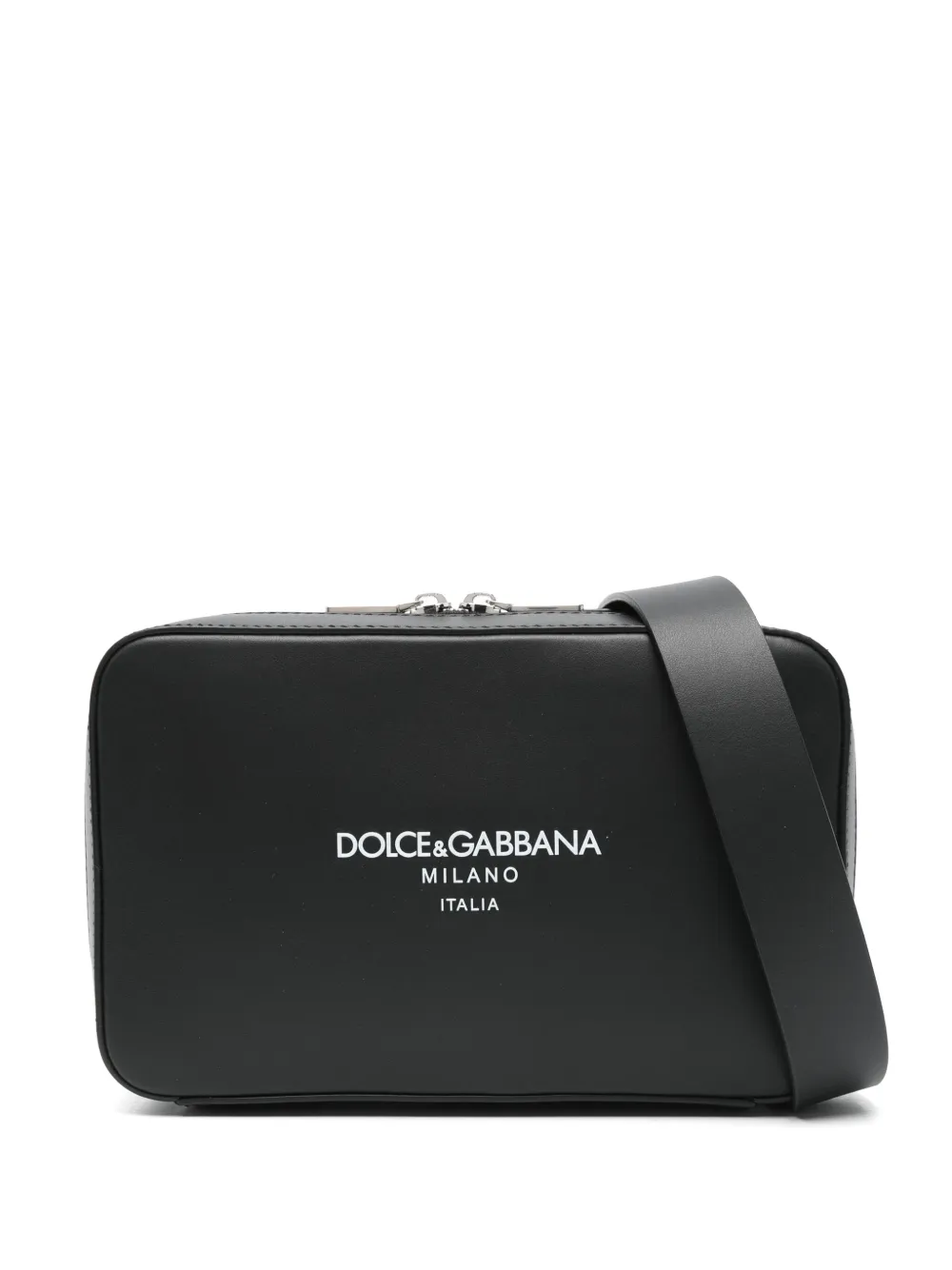 

Сумка-мессенджер с тисненым логотипом DOLCE & GABBANA, черный