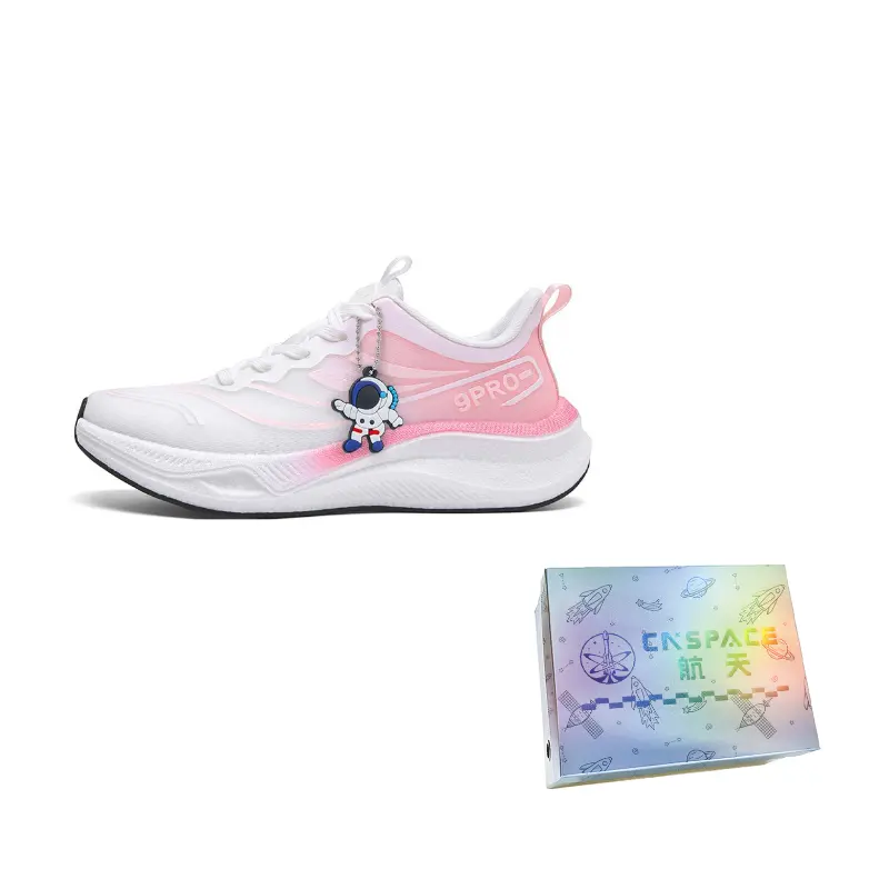 

Кроссовки низкие Shenzhou Collection Unisex Box Limited Edition ZHONGGUOHANGTIAN, белый розовый