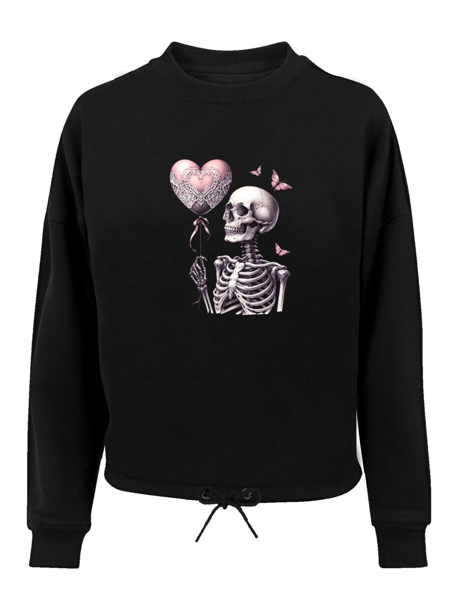 

Толстовка F4NT4STIC Skelett HГ¤lt Herzballon, Black
