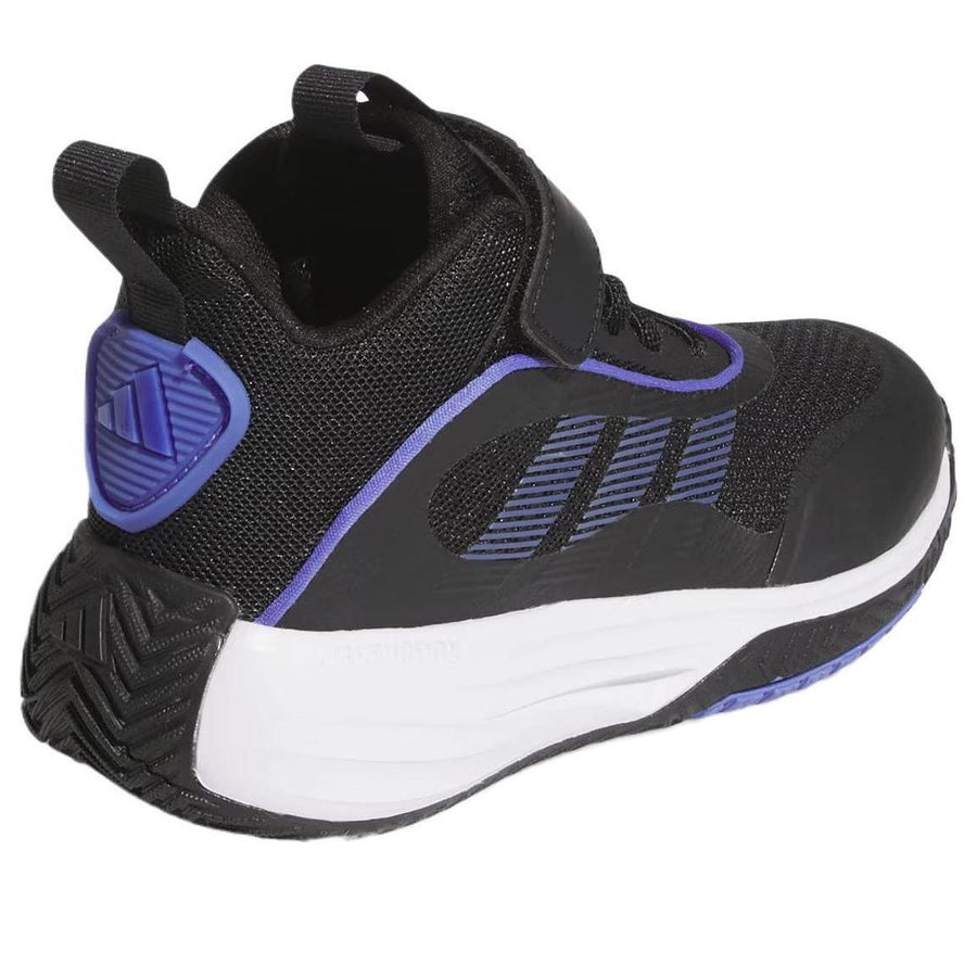 Кроссовки (GS) adidas Ownthegame 3.0 'Black White', черный — фото 3