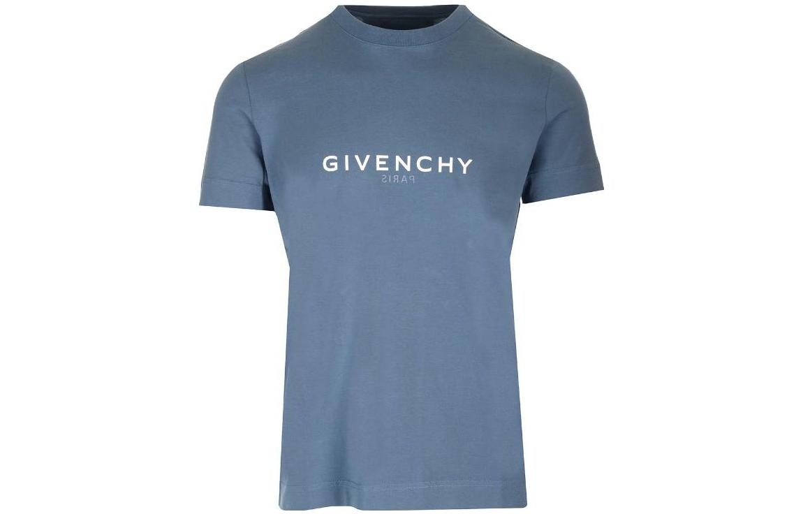 

Футболка мужская темно-синяя Givenchy, темно-синий