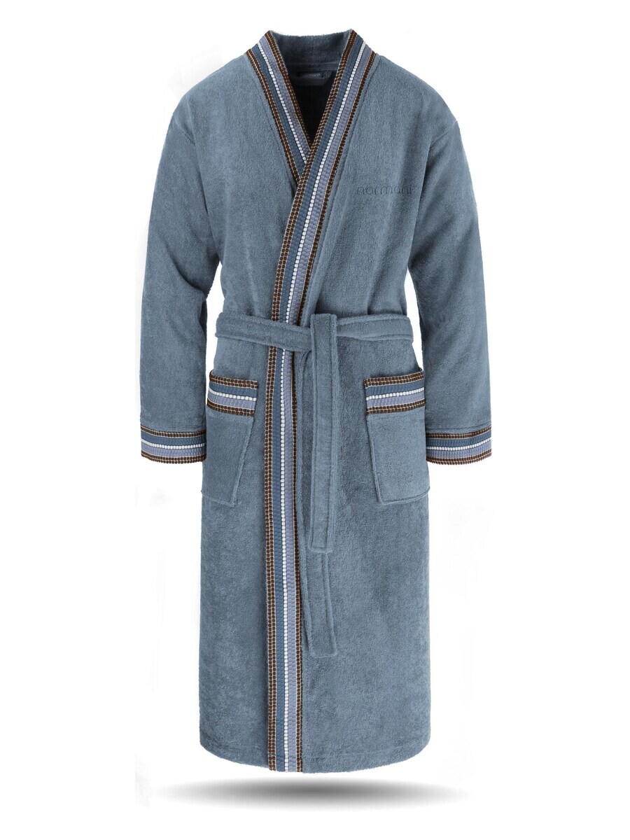 

Халат normani Long Bathrobe, пыльно-голубой