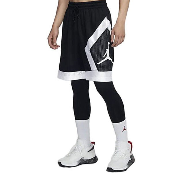 Спортивные шорты Air Jordan basketball training sports breathable shorts Black, черный — фото 4