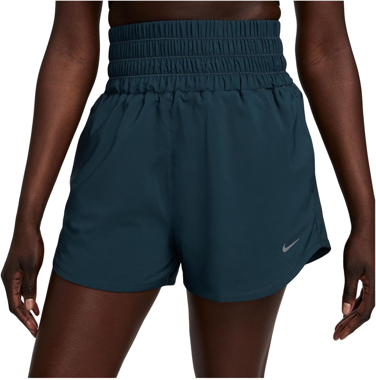 

Шорты Nike One Dri-FIT Ultra High-Rise 3" Brief-lined Shorts, цвет Armory Navy/Reflective Silver