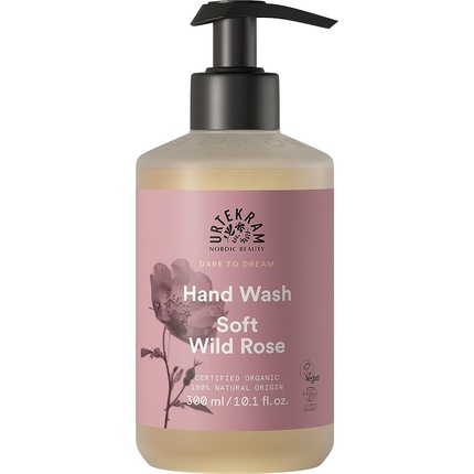 

Увлажняющий гель для мытья рук Wild Rose 300 мл Urtekram
