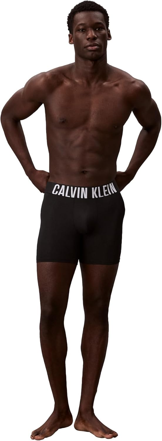 Комплект из 3 трусов-боксеров Calvin Klein Men Intense Power, Black, Grey Sky, White — фото 4