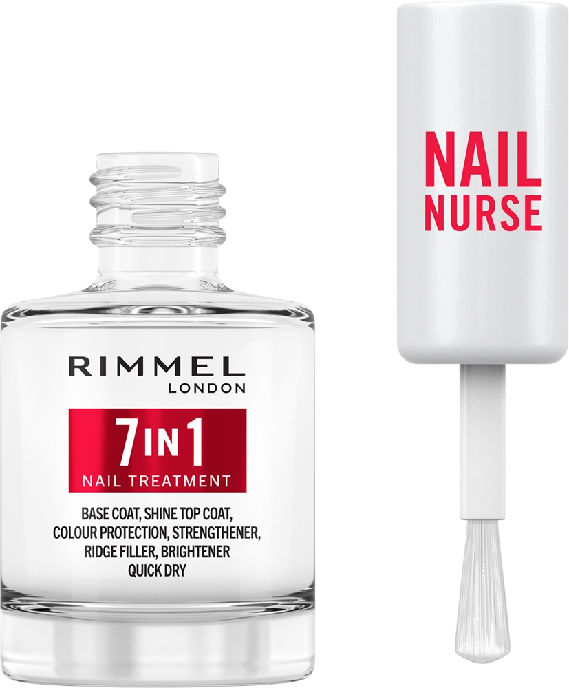 База и верхнее покрытие для ногтей Nail Nurse 7-в-1 «семь в одном» Rimmel, 12 мл — фото 3