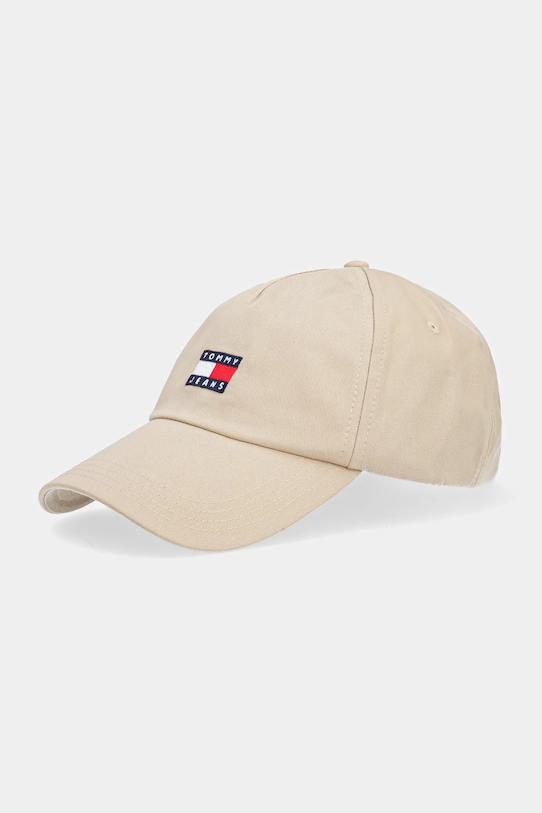 

Хлопковая кепка с козырьком Tommy Jeans, зеленый
