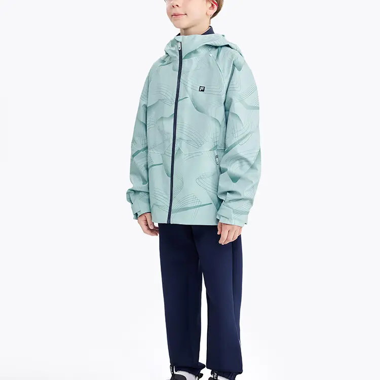 Куртка fw24 комплект из 2 предметов mist gray для подростков FILA KIDS, серый — фото 3