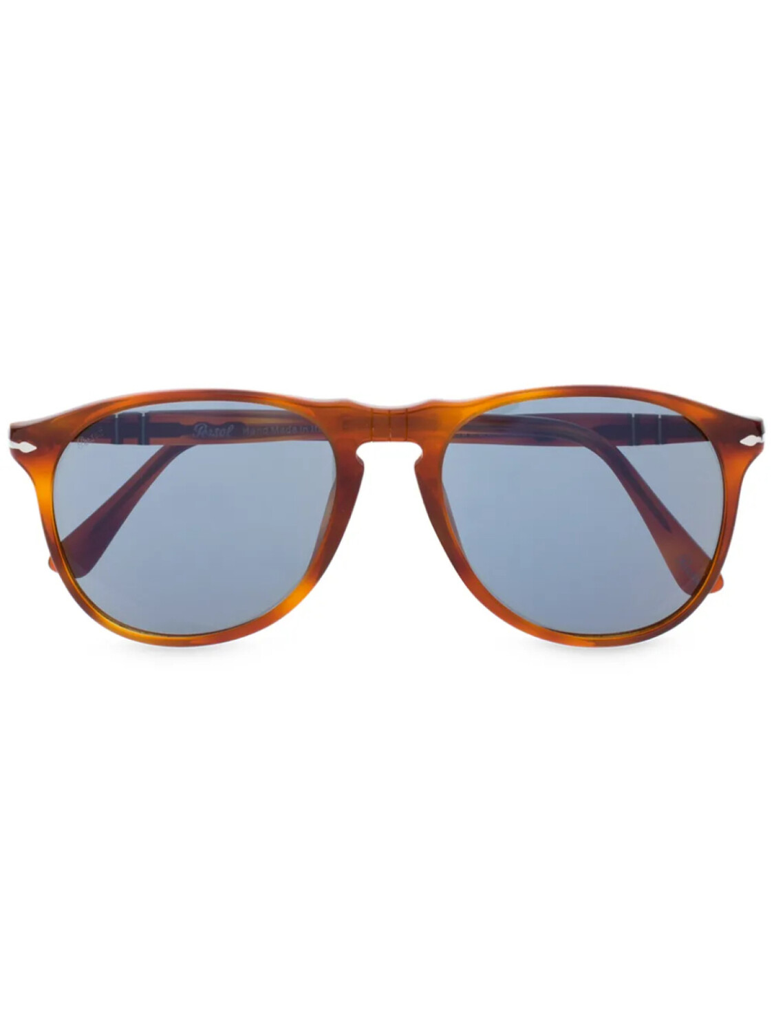 

Persol солнцезащитные очки в круглой оправе с затемненными линзами, коричневый