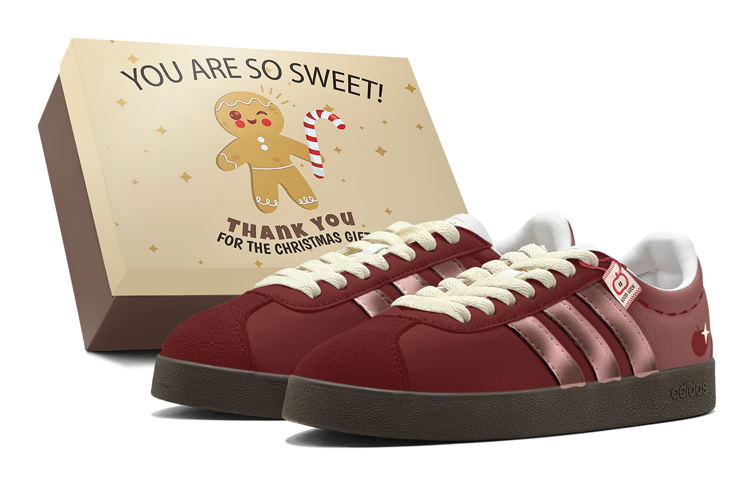 

Adidas VL COURT 2.0 Red Velvet Apple, тонкая подошва, удобные немецкие армейские кроссовки Unisex Burgundy