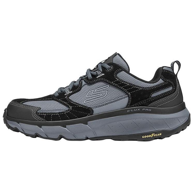

Skechers Мужские кроссовки D'Lux Pro Low Top для походов, черно-серые