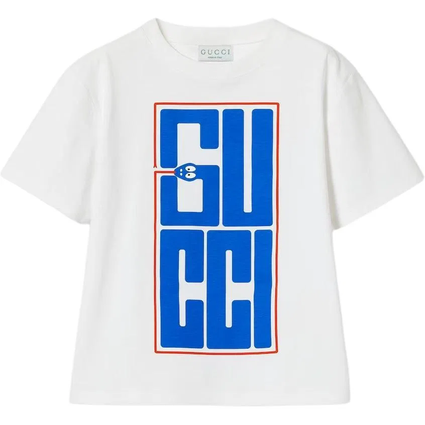 Детская футболка с круглым вырезом GUCCI, White