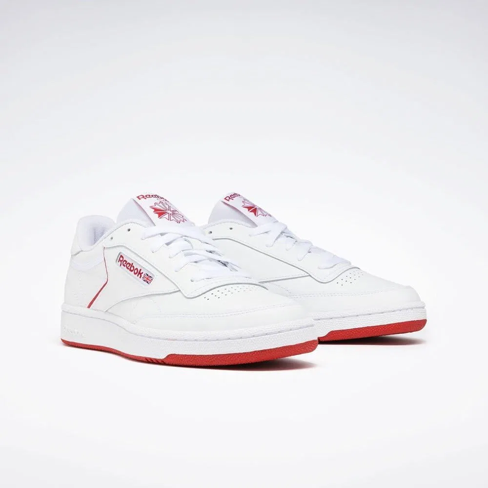 Мужские кроссовки Reebok Club C 85, Ftwwht Ftwwht Flasrd — фото 4