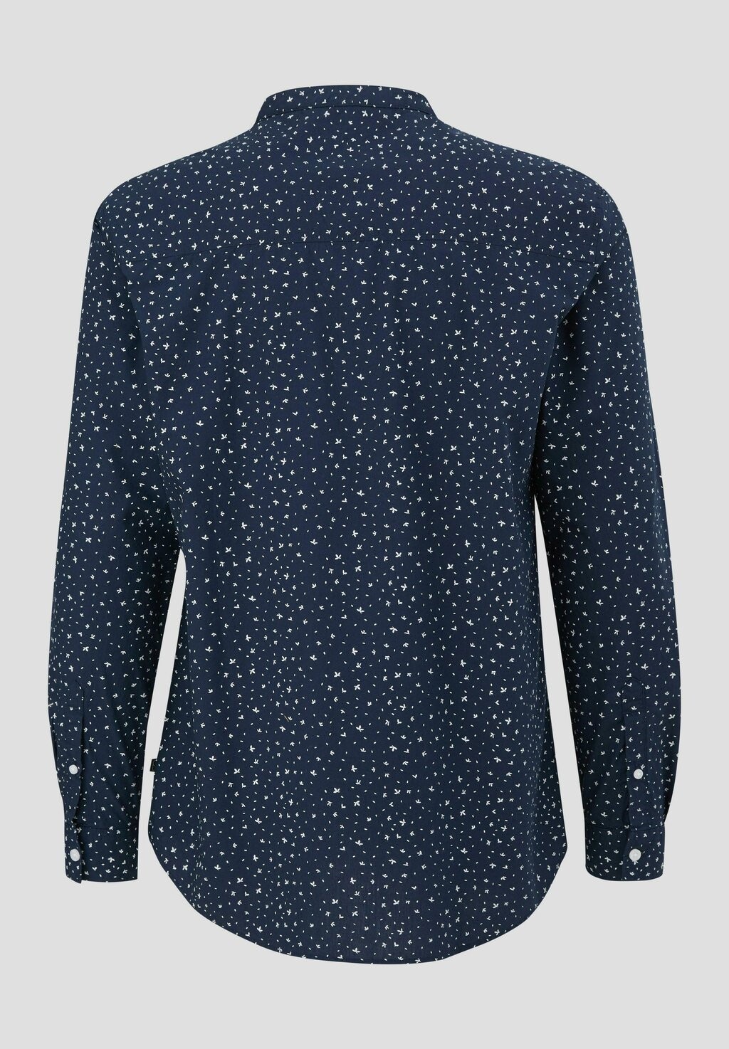 

Рубашка Mit All-Over-Print QS, темно-синяя