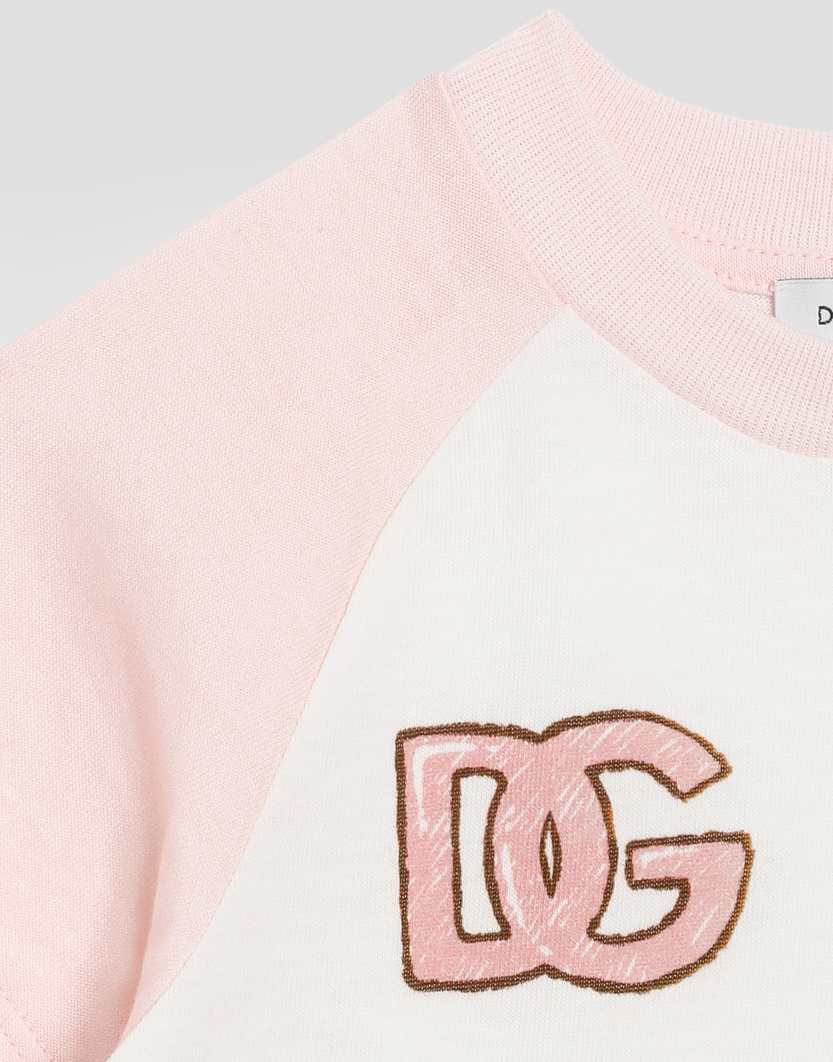 Футболка из джерси с леопардовым принтом Dolce&Gabbana, мультиколор — фото 4