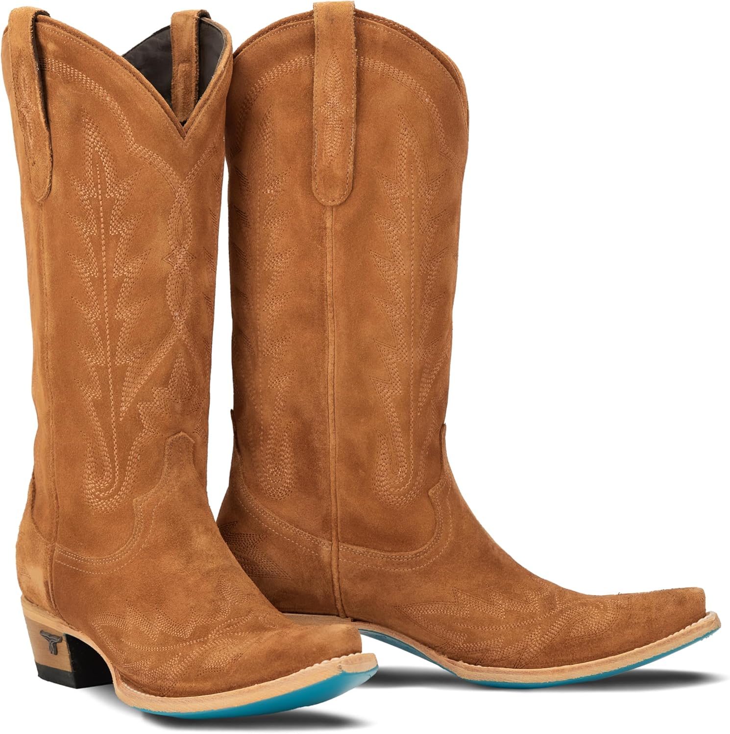 

Сапоги до середины икры Lane Lexington с керамической трещиной, Toffee Suede