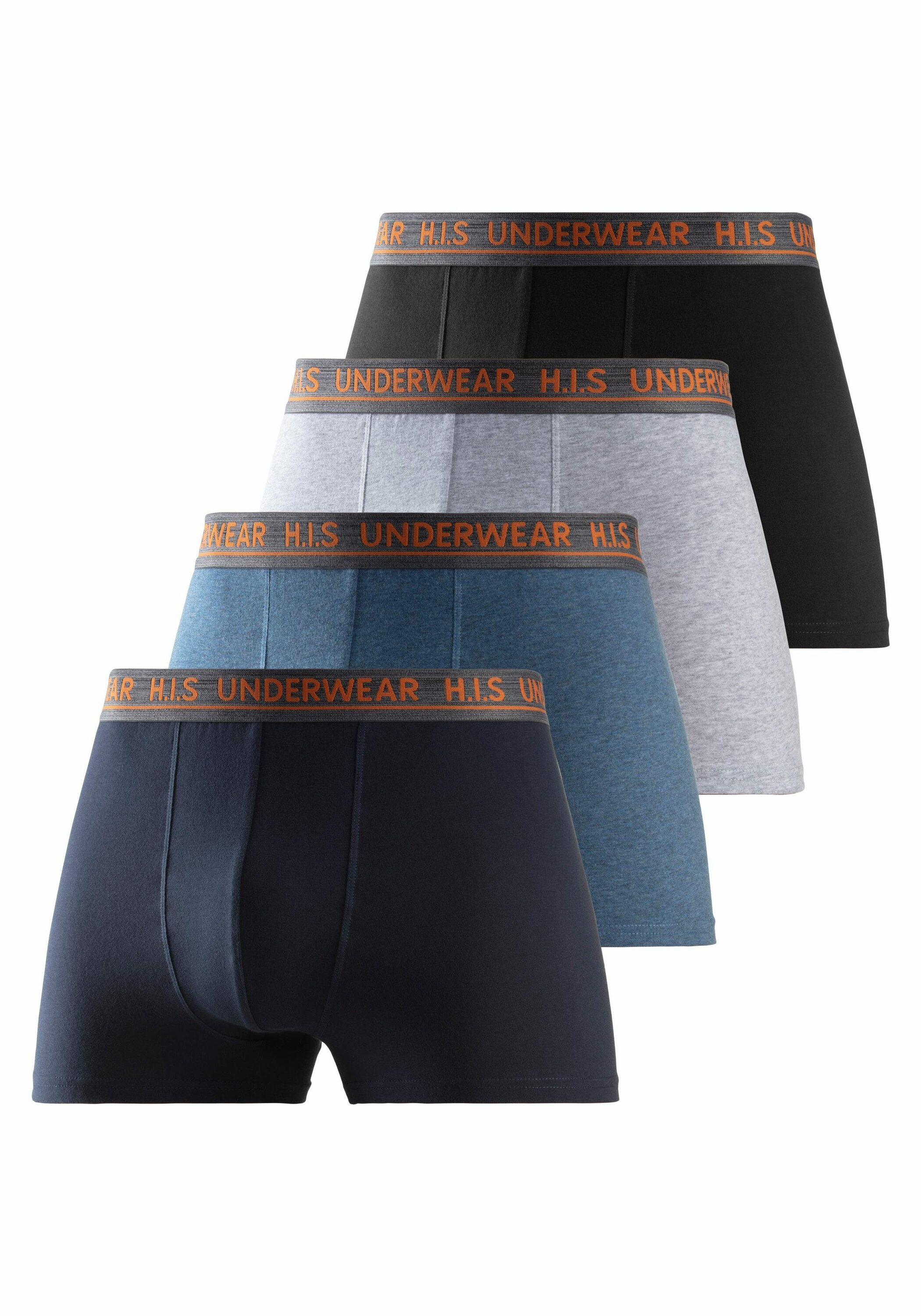 

Боксеры HIS Boxer, цвет navy, blau-meliert, grau-meliert, schwarz