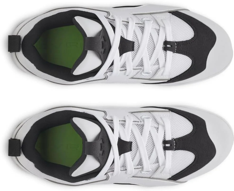 Бейсбольные бутсы Under Armour для мужчин Yard Icon MT, белый/черный — фото 4