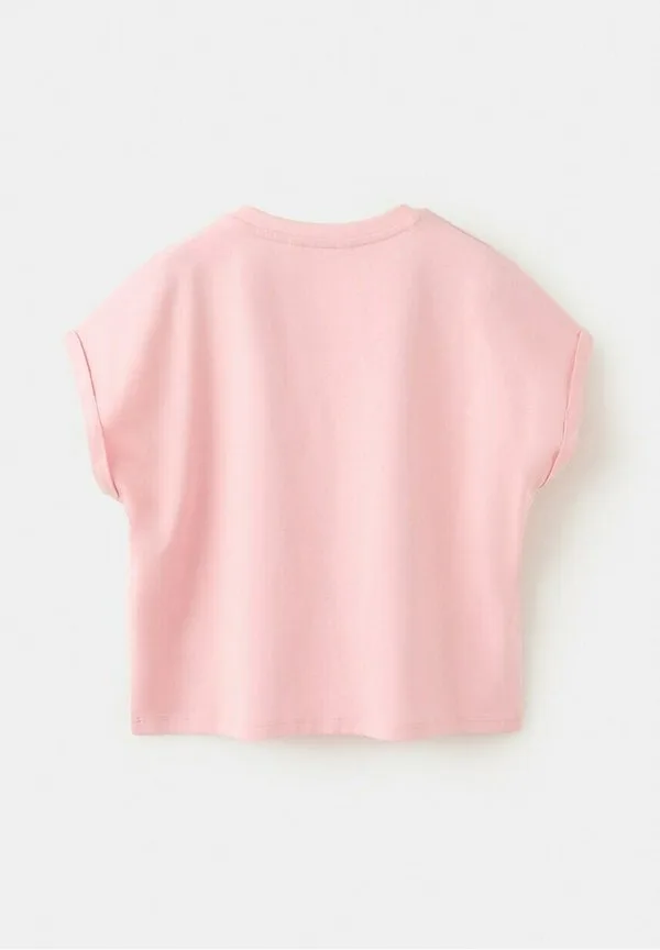 Футболка с детским принтом Mango Kids, Pink — фото 2
