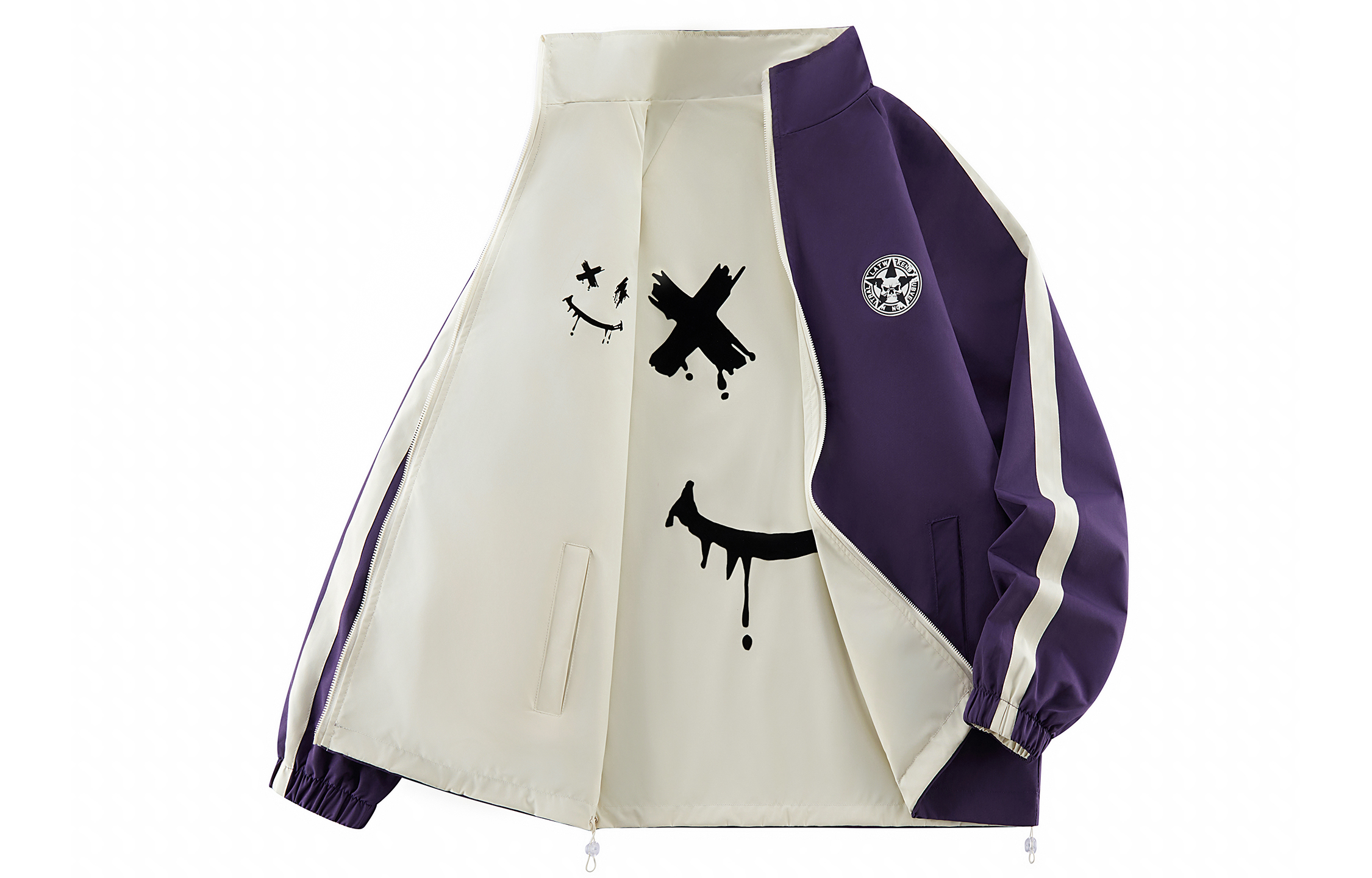 

LA'T.WEEKEND Куртка Fall Unisex, Purple (Upgraded-8971)